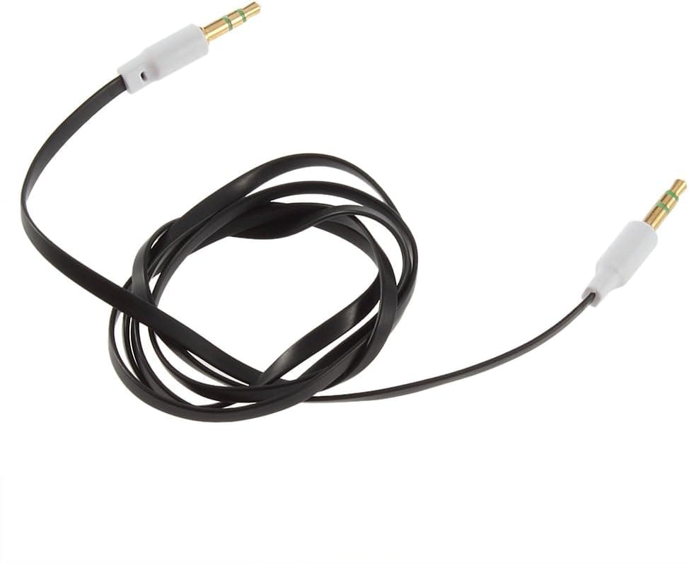 Bingo-shop 3.5mm Male to Male 1m Stereo Audio Jack AUX Cable For iPhone iPod MP3 (black)