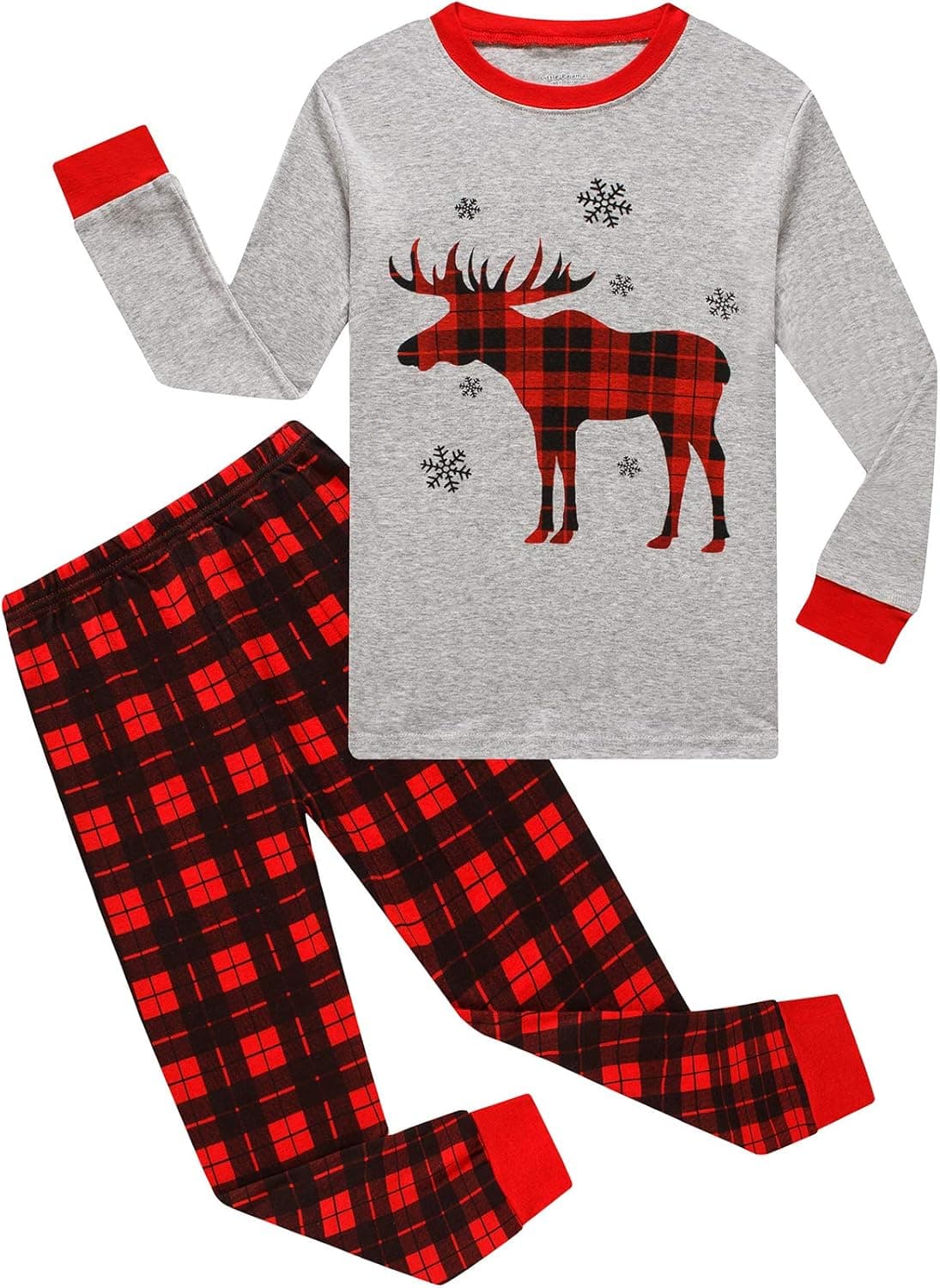 Little Boys Pajamas Long Sleeve 100% Cotton Toddler Boys Pjs Kids Clothes Pants Set