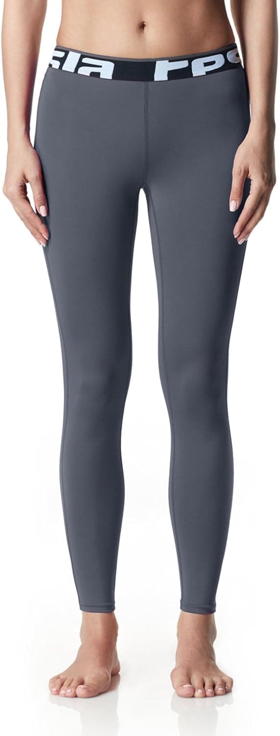 CLSL TM-P15-BLKZ_X-Large Tesla Men's Cool Dry Compression Baselayer Leggings Shorts P15