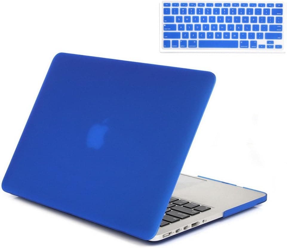 Gosin® 2 in 1 Plastic Hard Case Cover & Keyboard Cover for Apple MacBook Pro 15'' with Retina Display, Smooth Matte Finish (Royal Blue)