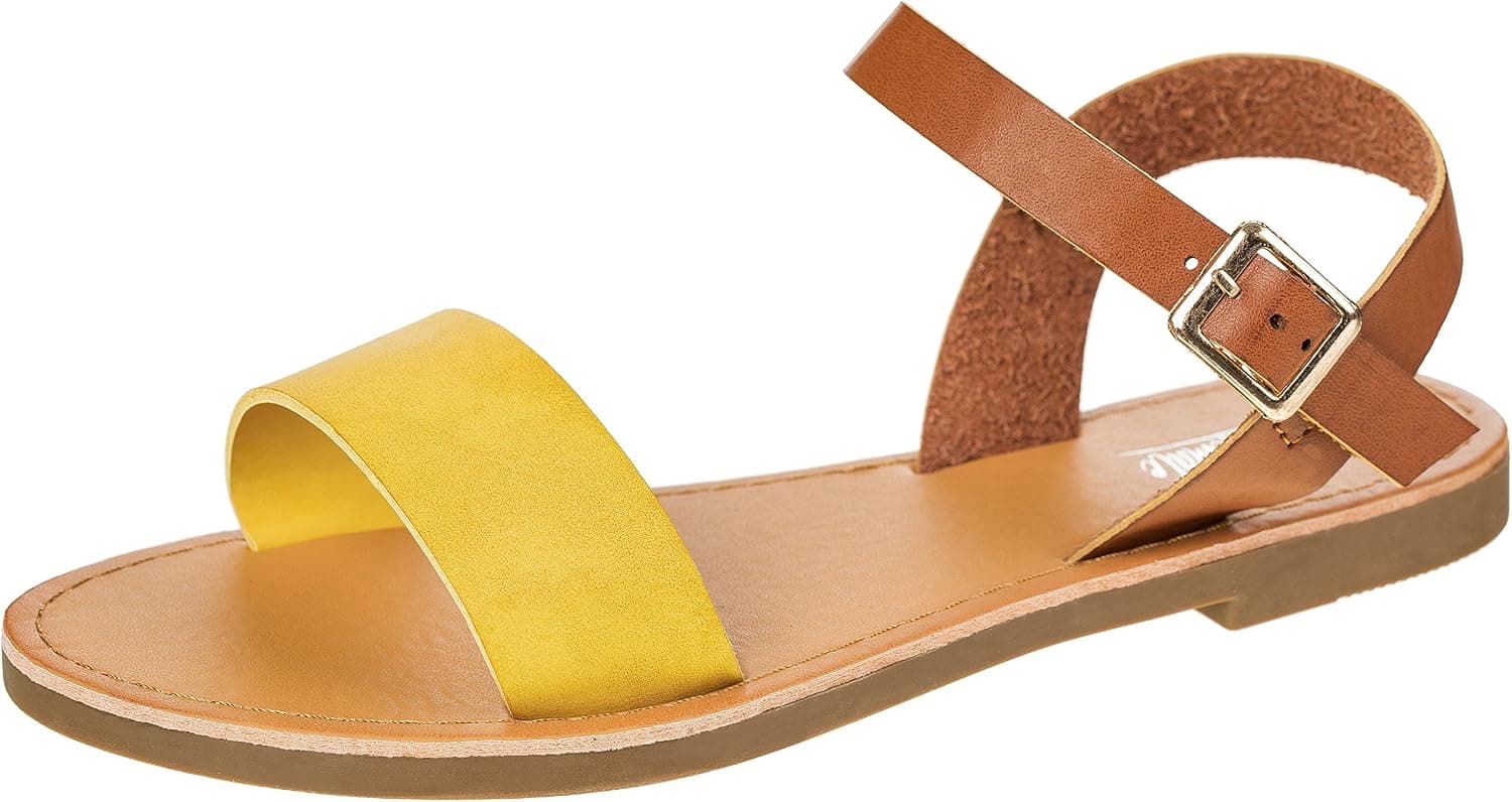 Women's Shoe Comfort Simple Basic Ankle Strap Flat Sandals