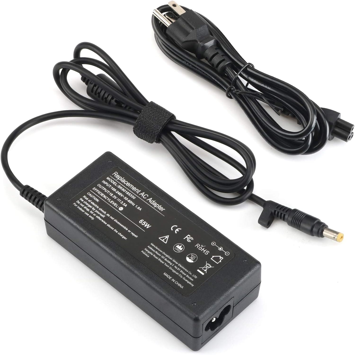65W 18.5V 3.5A AC Power Adapter for HP Pavilion DV6000 DV2000 DV6500 DV6700 DV1000 DV5000 DV8000 Compaq Presario C300 C500 C700 F500 F700 Laptop Charger