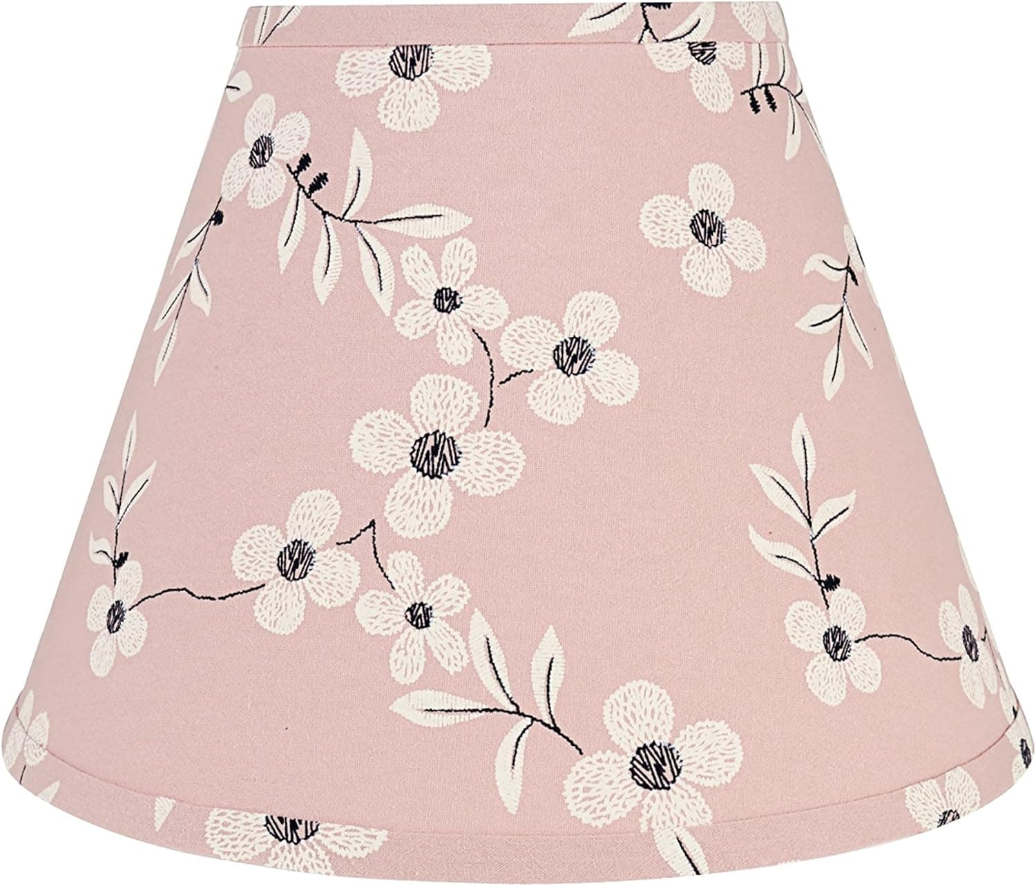 Aspen Creative 32633 Transitional Hardback Empire Shaped Spider Construction Lamp Shade in Pink, 12" wide (6" x 12" x 9")