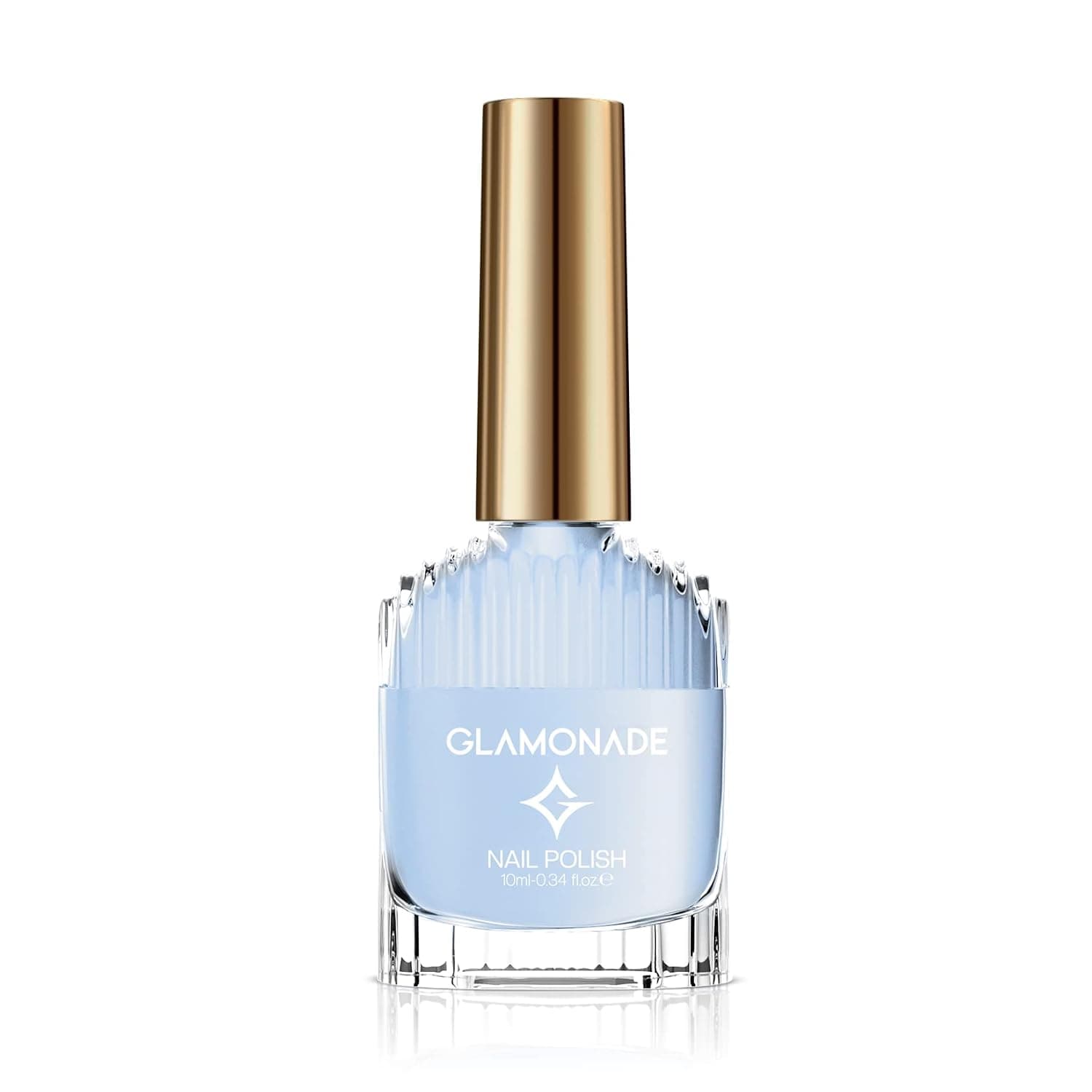 Glamonade Nail Polish - Light Blue Nail Polish Non Toxic Nail Polish Glossy and Trendy for DIY Nail Art Manicure at Home Salon