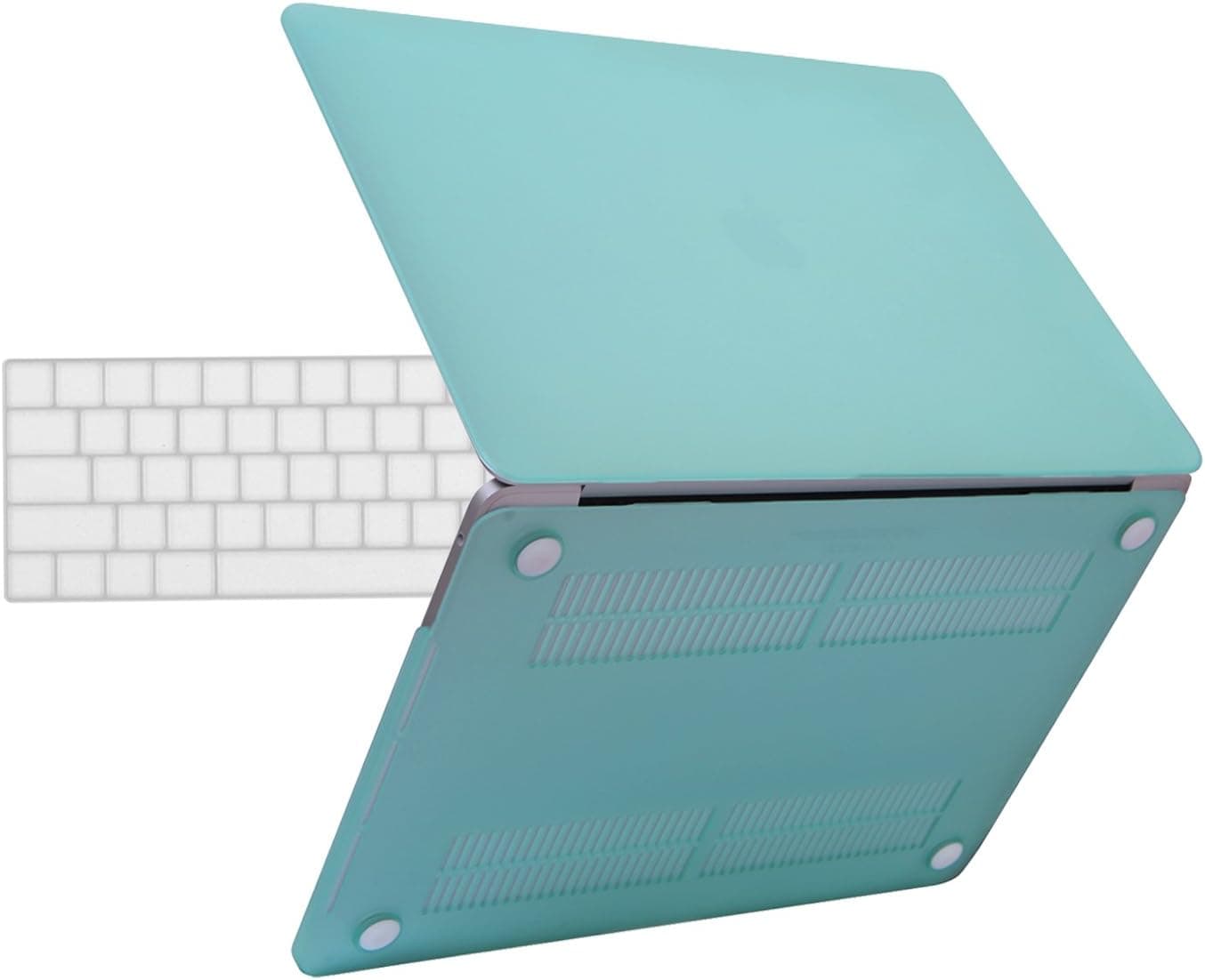 MacBook Pro 13 Case 2016 Release Keyboard Skin and Hard Shell Bundle Matte Cover fits all Apple Mac Pro 13 inch 2016 Models both Touch Bar (A1706) and non Touch Bar (A1708) - Mint Green