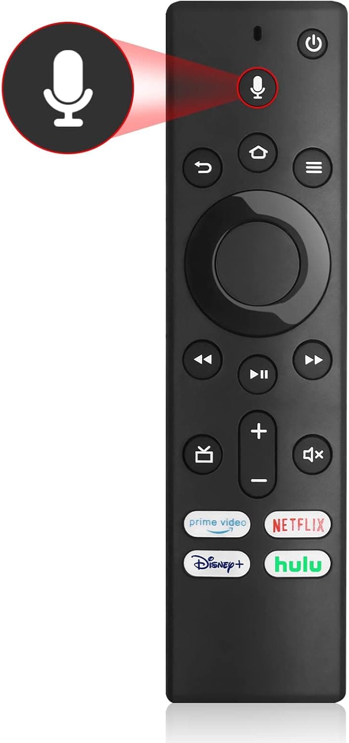 New CT-RC1US-19 Replacement Voice Remote Control for Toshiba Fire Smart TV 32LF221U19 43LF621U19 43LF421U19 43LF711U20 32LF221C19 55LF621U19 50LF711U20 49LF421U19 50LF621U19 TF50A810U19