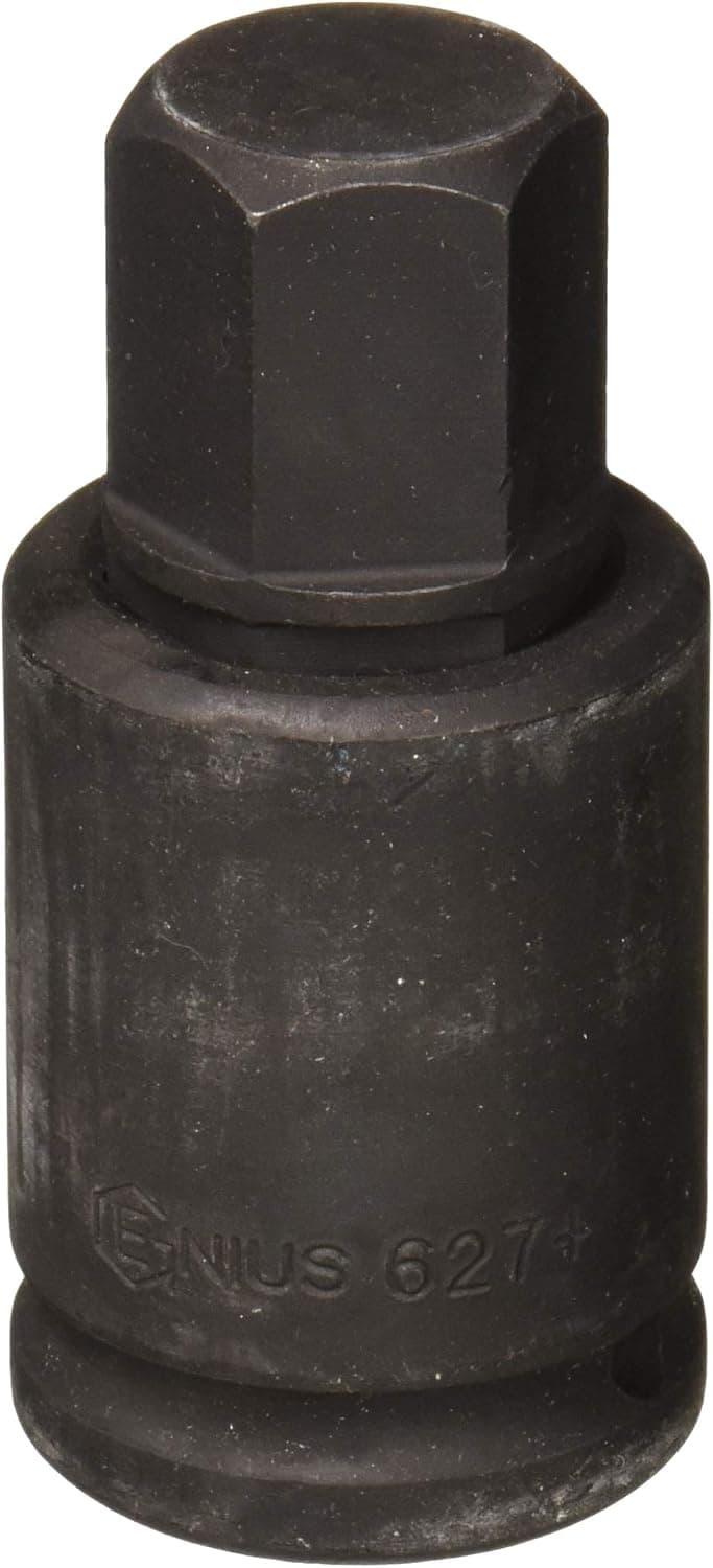 Genius Tools 3/4" Dr. 1-1/16" Hex Bit Socket, 90mmL (CR-Mo) - 627+3968