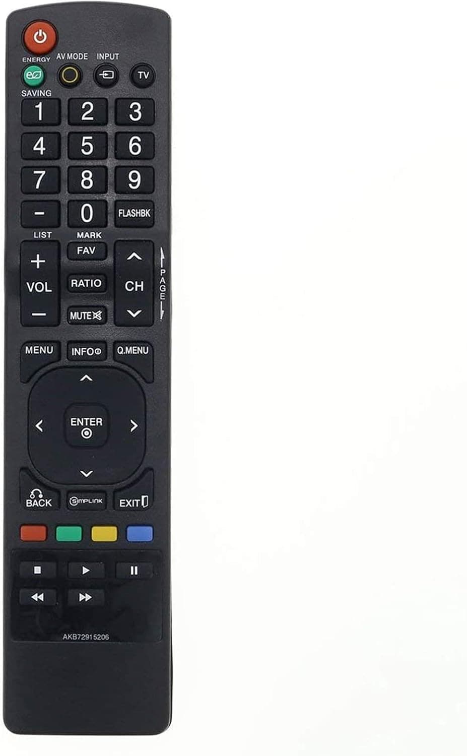 Beyution AKB72915206 Replacement Remote Control Fit for LG TV 47LD450 42LD420 47LD420 42LD520 47LD520 55LD520 19LD350-UA 19LD350-UB 19LD350 22LD350 26LD350 32LD350 32LD320 32LD450 37LD450 42LD450
