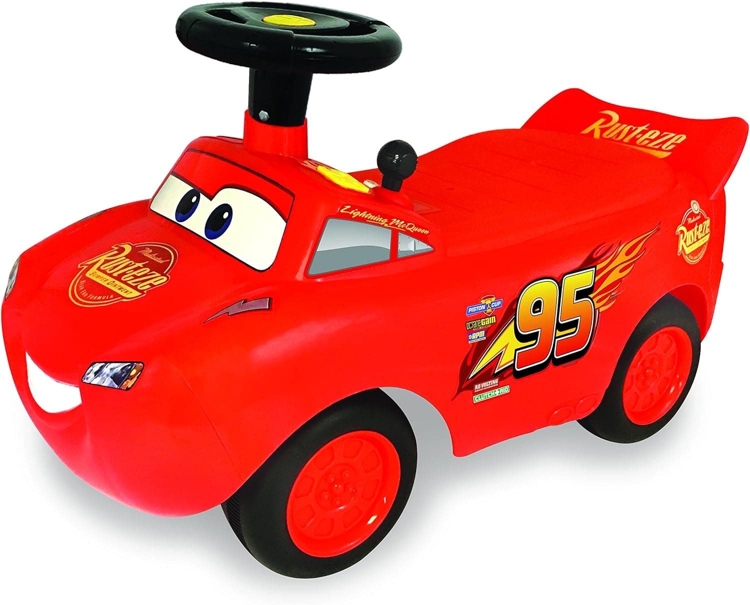 Kiddieland Toys Limited My Lightning McQueen Racer Ride On,Multi