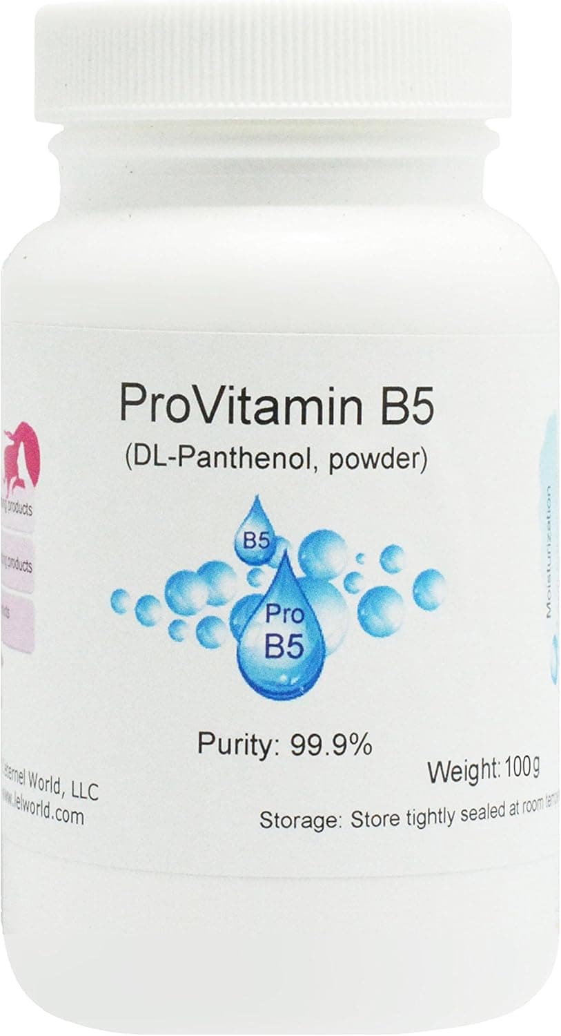 DL-Panthenol (ProVitamin B5), 100g, Good for Skin Care and Hair Care