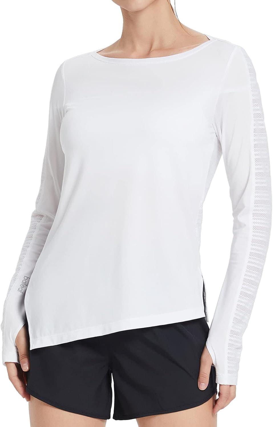 BALEAF Women's Long Sleeve Workout Shirts Tops Loose Fit Quick Dry Athletic Soft