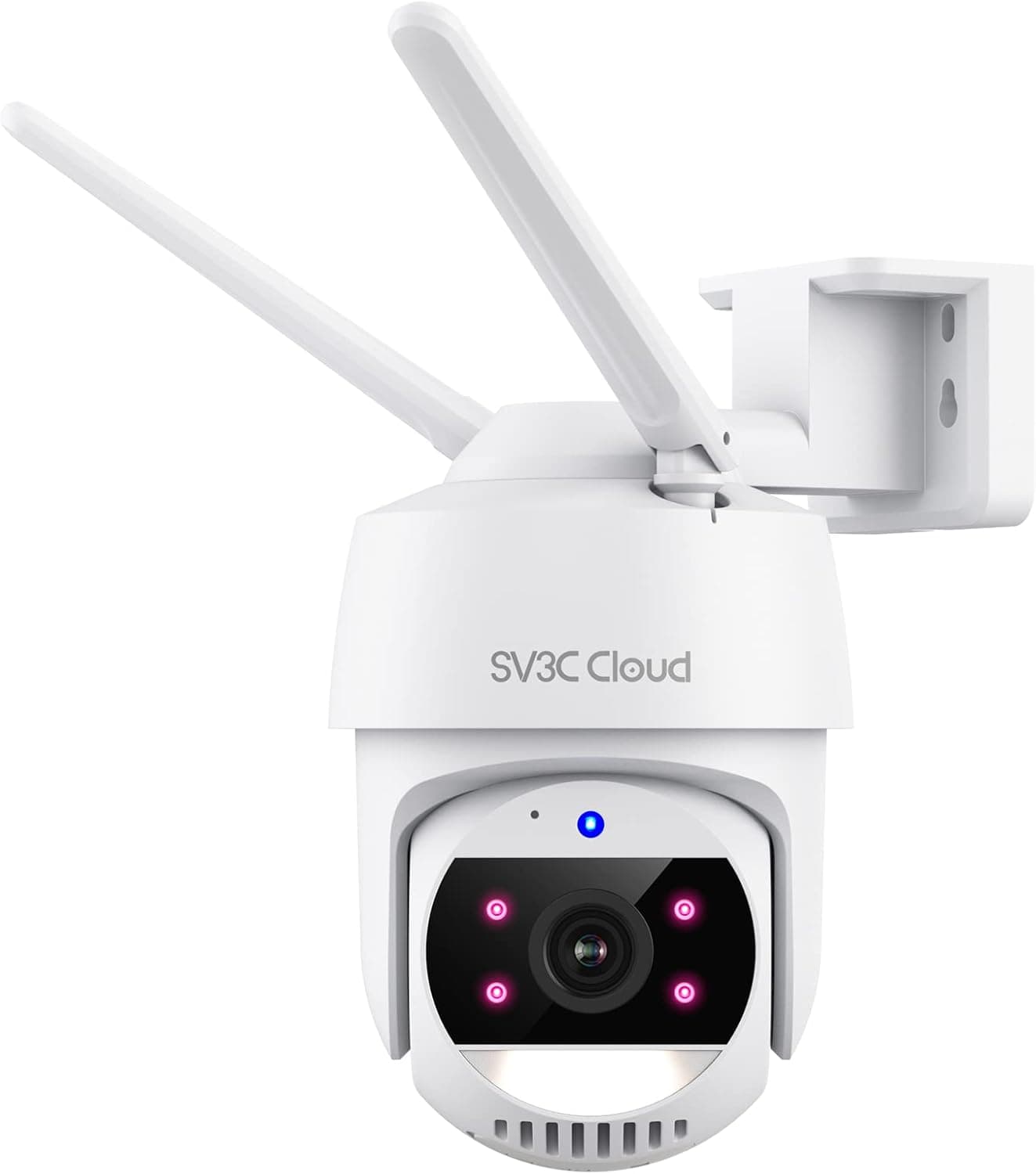 SV3C 5MP PTZ WiFi Camera Outdoor, Pan Tilt Digital Zoom Security Cameras with Spotlight, Auto Tracking, Two-Way Audio, Alexa, Color Night Vision, Sound Motion Detection, ONVIF, Cloud & SD Card Storage