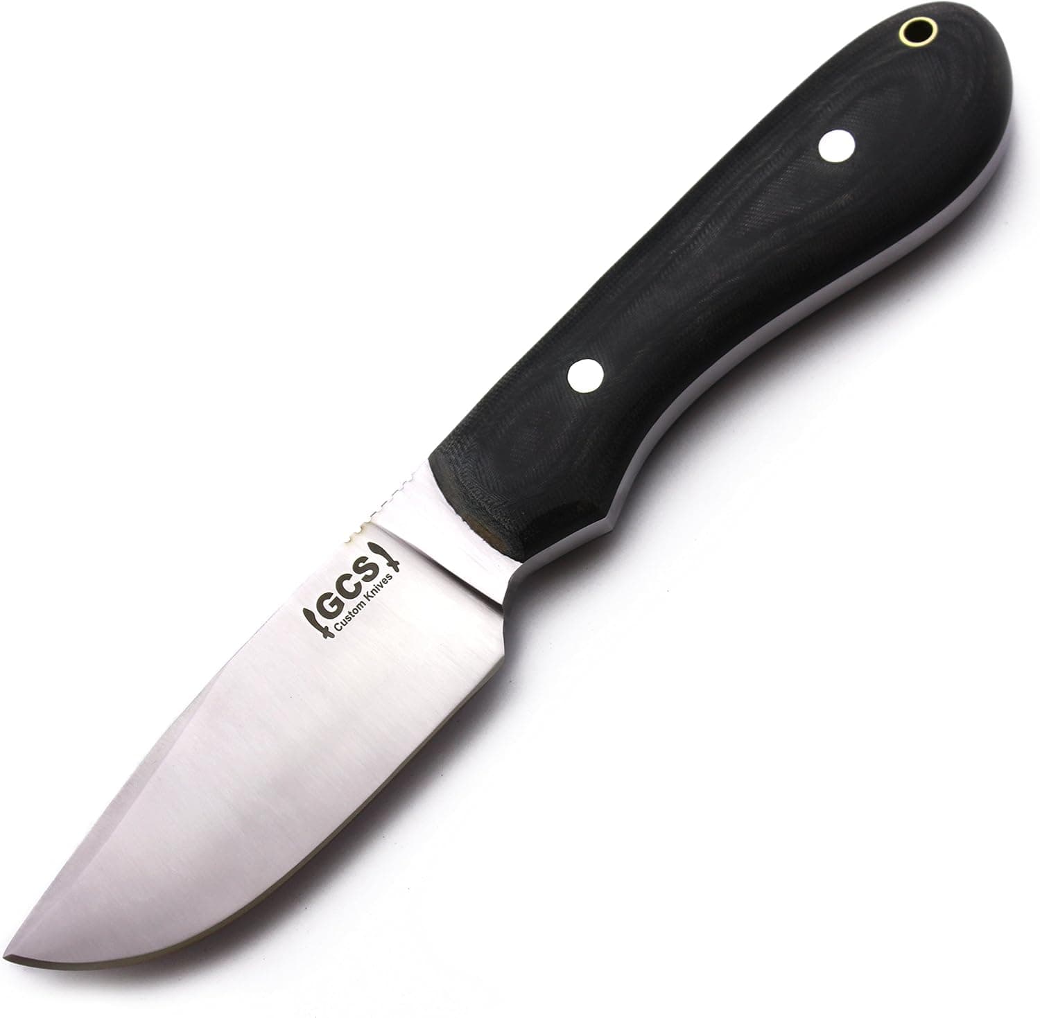 GCS Custom Handmade Stacked Leather Handle D2 Tool Steel Dagger Skinner Bushcraft Knife Knives Bowie Buffalo Hide Sheath 137