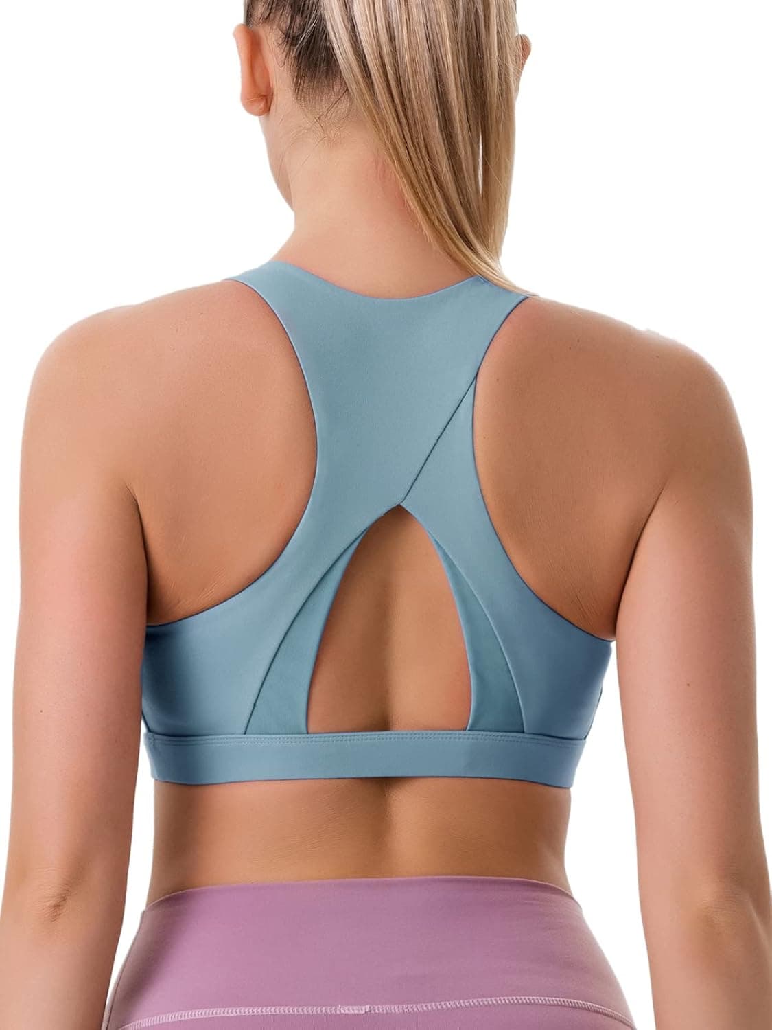 RUNNING GIRL High Impact Sports Bras for Women,Racerback Bra Workout Crop Tops for Women
