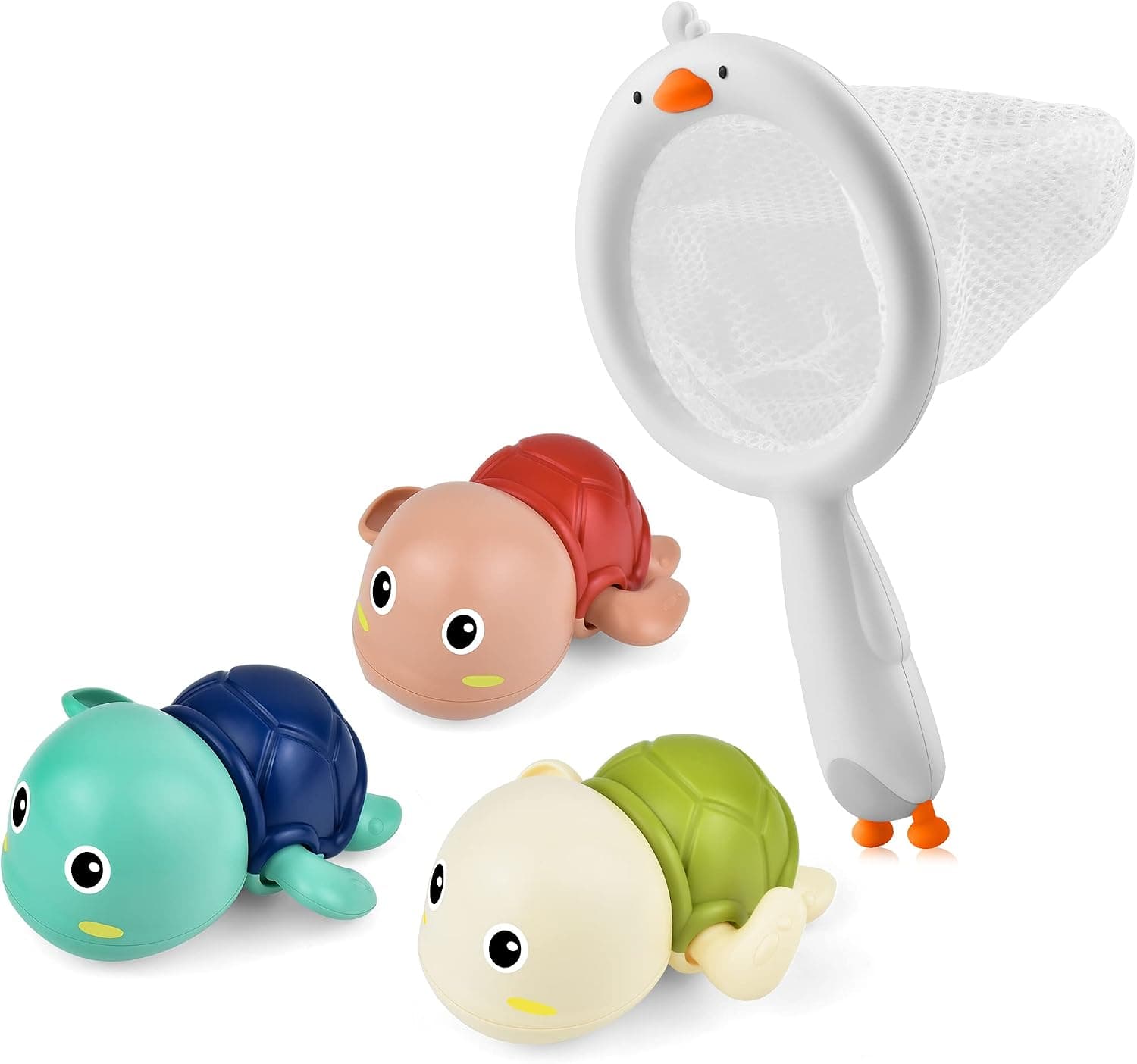 LiKee Baby Bath Toys Floating Wind-up Toys Swimming Pool Games Water Play Gift for Bathtub Shower Beach Infant Toddlers Kids Boys Girls Age 1 2 3 4 5 6 Years Old (Turtle)