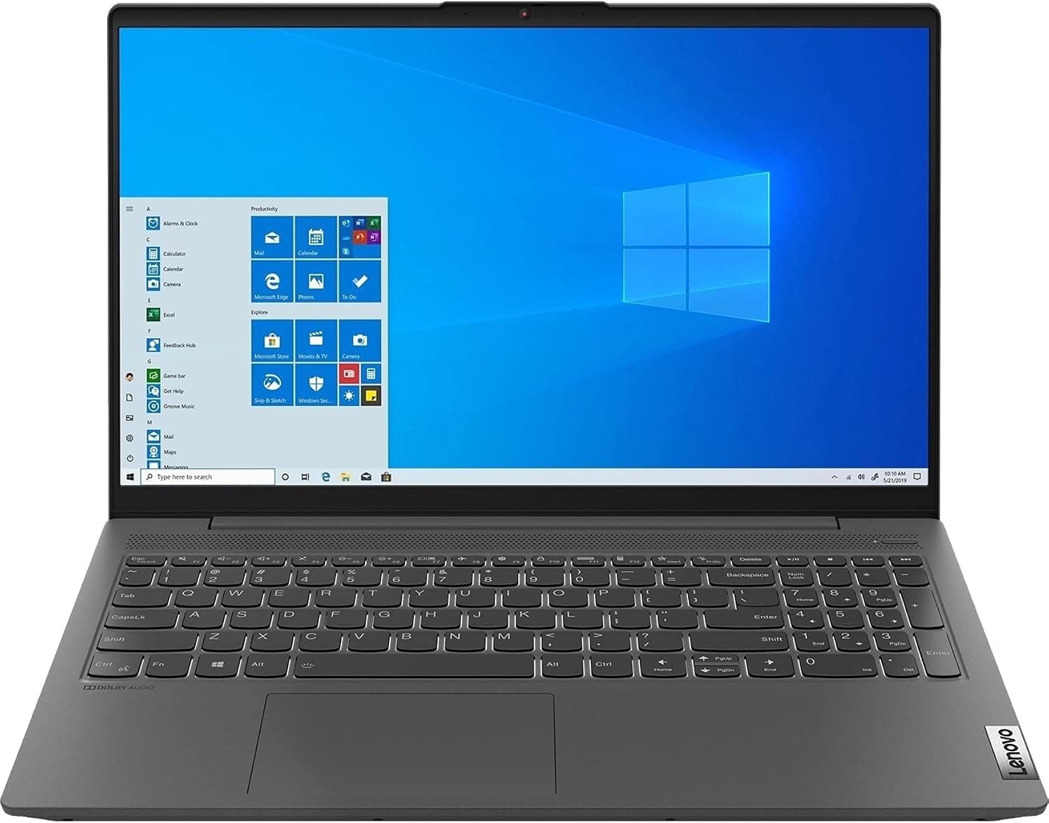 Lenovo IdeaPad 5 15.6" FHD Touchscreen Laptop Computer, Intel Quad-Core i5 1035G1 Upto 3.6GHz, 16GB DDR4, 1TB PCIe SSD, WiFi 6, Bluetooth 5.0, Type-C, Backlit Keyboard, Fingerprint Reader, Windows 10