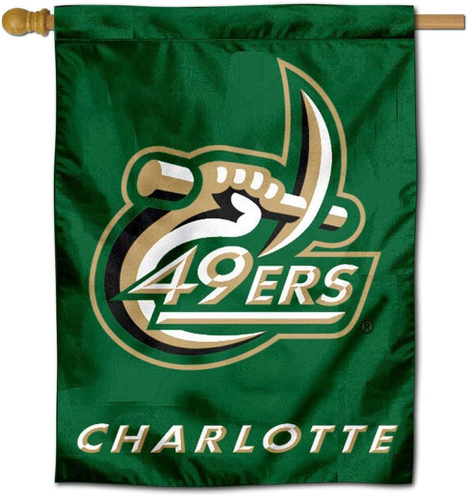 Charlotte 49ers House Flag Banner