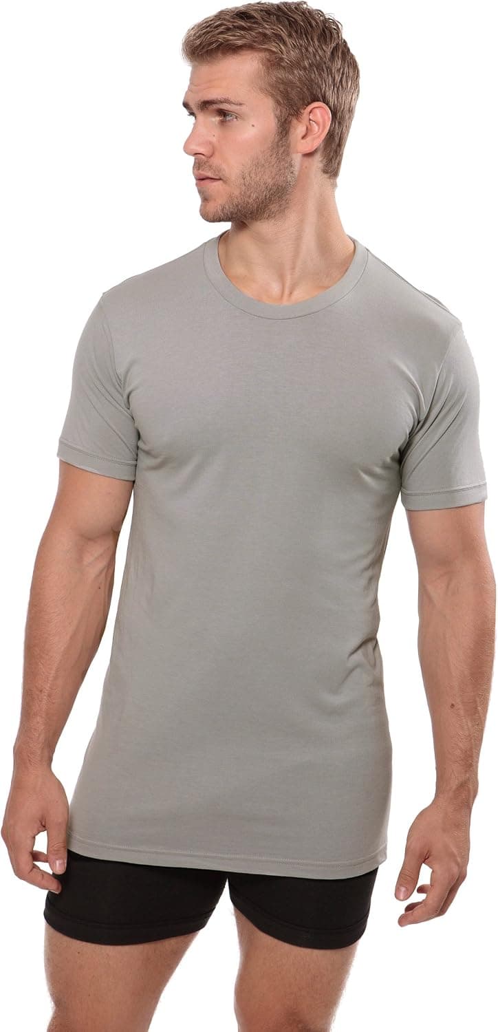 Texere Crew Neck Undershirt for Men - Luxury Shirt in Bamboo Viscose (Dexx)