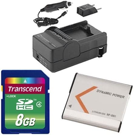 Sony Cyber-Shot DSC-W800 Digital Camera Accessory Kit Includes: SDNPBN1 Battery, SDM-1515 Charger, KSD48GB Memory Card