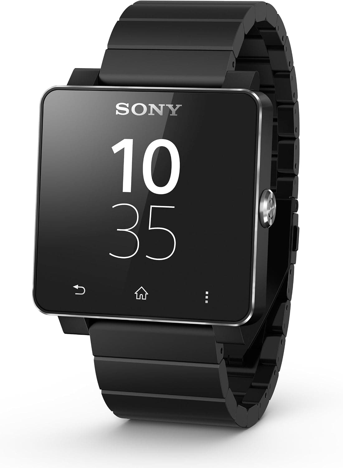 Sony SmartWatch 2 SW2 Bluetooth Water Resistant w/ Metal Wristband - Black - Refurbished