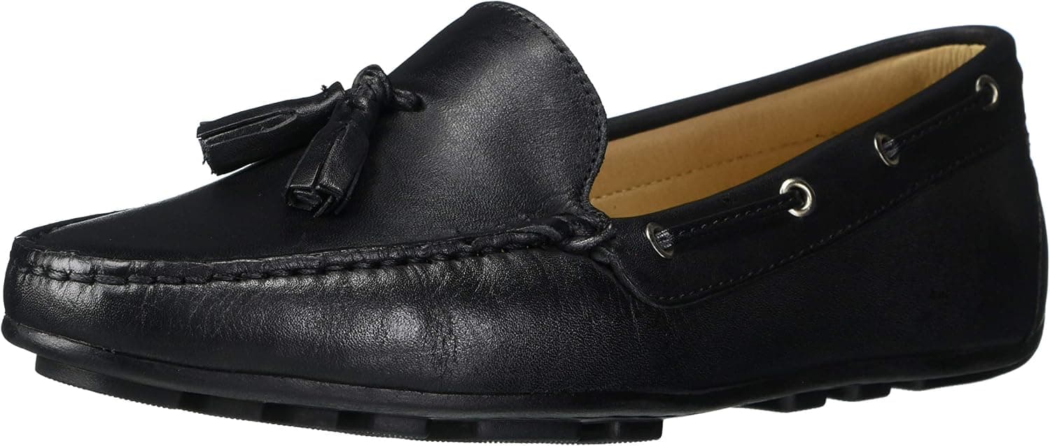 Driver Club USA Women's Leather Made in Brazil Tassle Driving Loafer