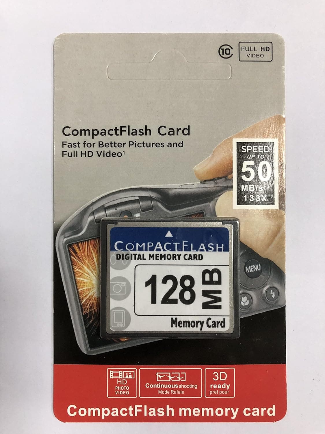 128MB CompactFlash Memory Card (CF) use for Camera