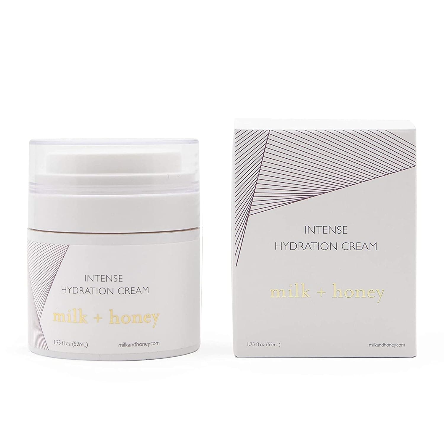 milk + honey Intense Hydration Cream, Luxurious Hydrating Facial Moisturizer for Dry Skin, Fight Anti-Aging Day & Night Cream Moisturizer for Face, 1.75 Oz