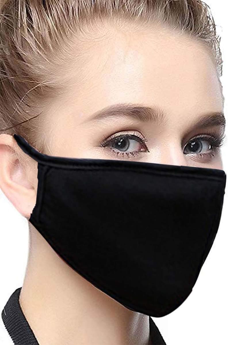 AlrSoar Unisex, Washable and Reusable Face Shield with Elastic Ear Loop Cover Full Face Anti-Dust masks 1PCS