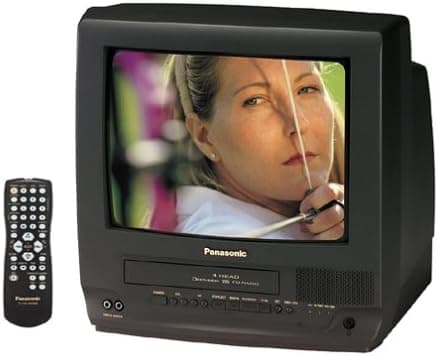 Panasonic PV-C1341 13-Inch TV/VCR Combo , Black