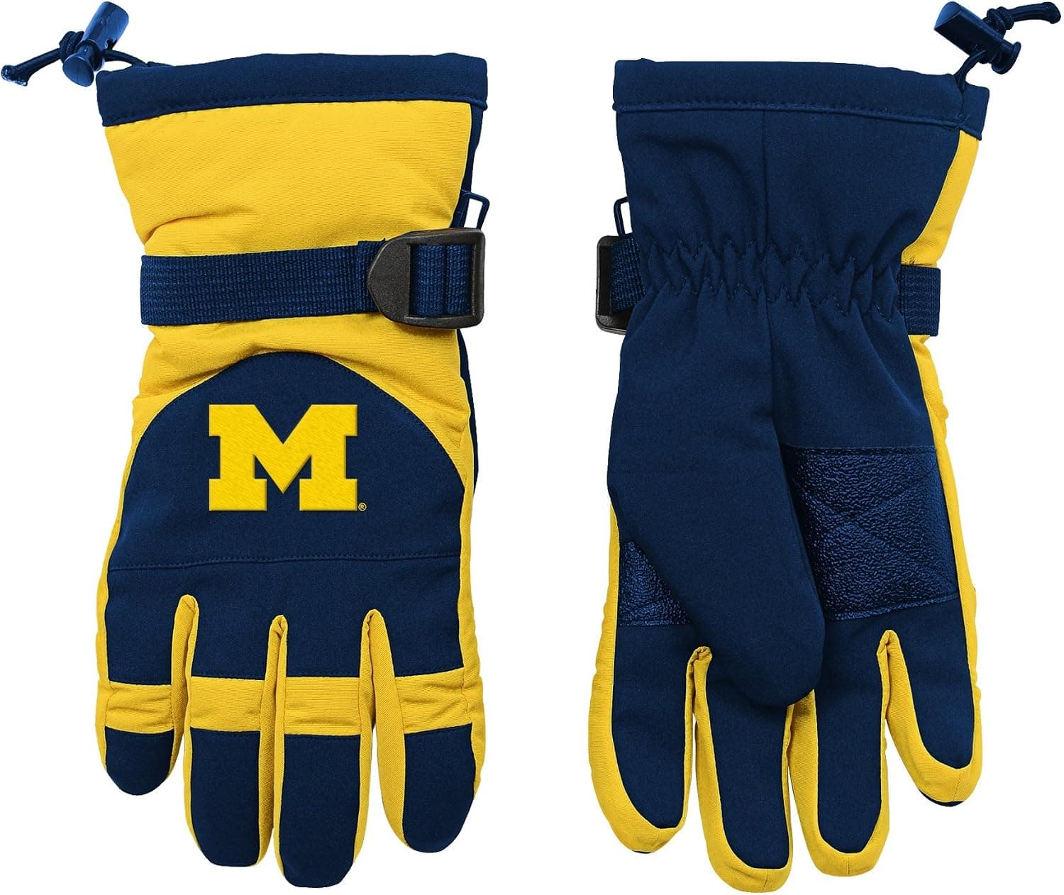 NCAA by Outerstuff NCAA Michigan Wolverines Youth Boys Nylon Glove, Multi, Youth One Size