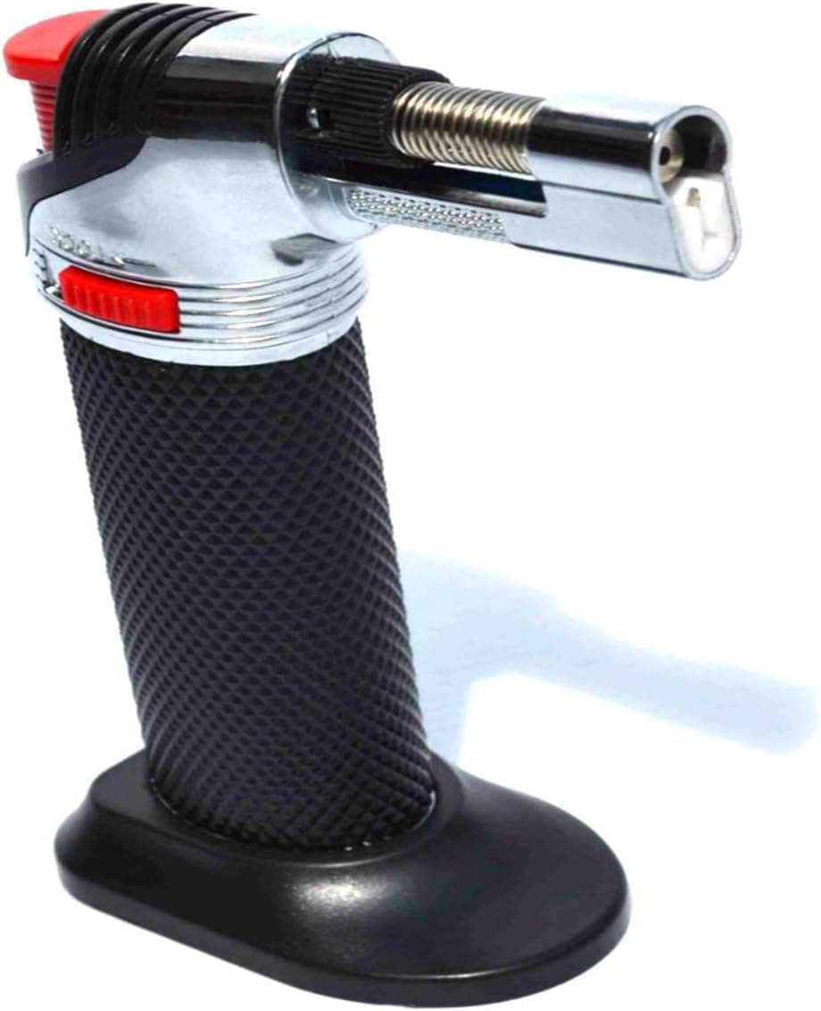 Alpha Star Chef's Culinary Torch and Micro Lighter - For Food, Cooking and Kitchen Use - Adjustable Mini Flame to Make Crème Brulee - Butane Gas Refillable