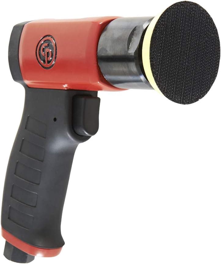 Chicago Pneumatic CP7201-3 Inch (75 mm) Air Polisher, Pistol Handel, Hook & Loop - 2500 RPM