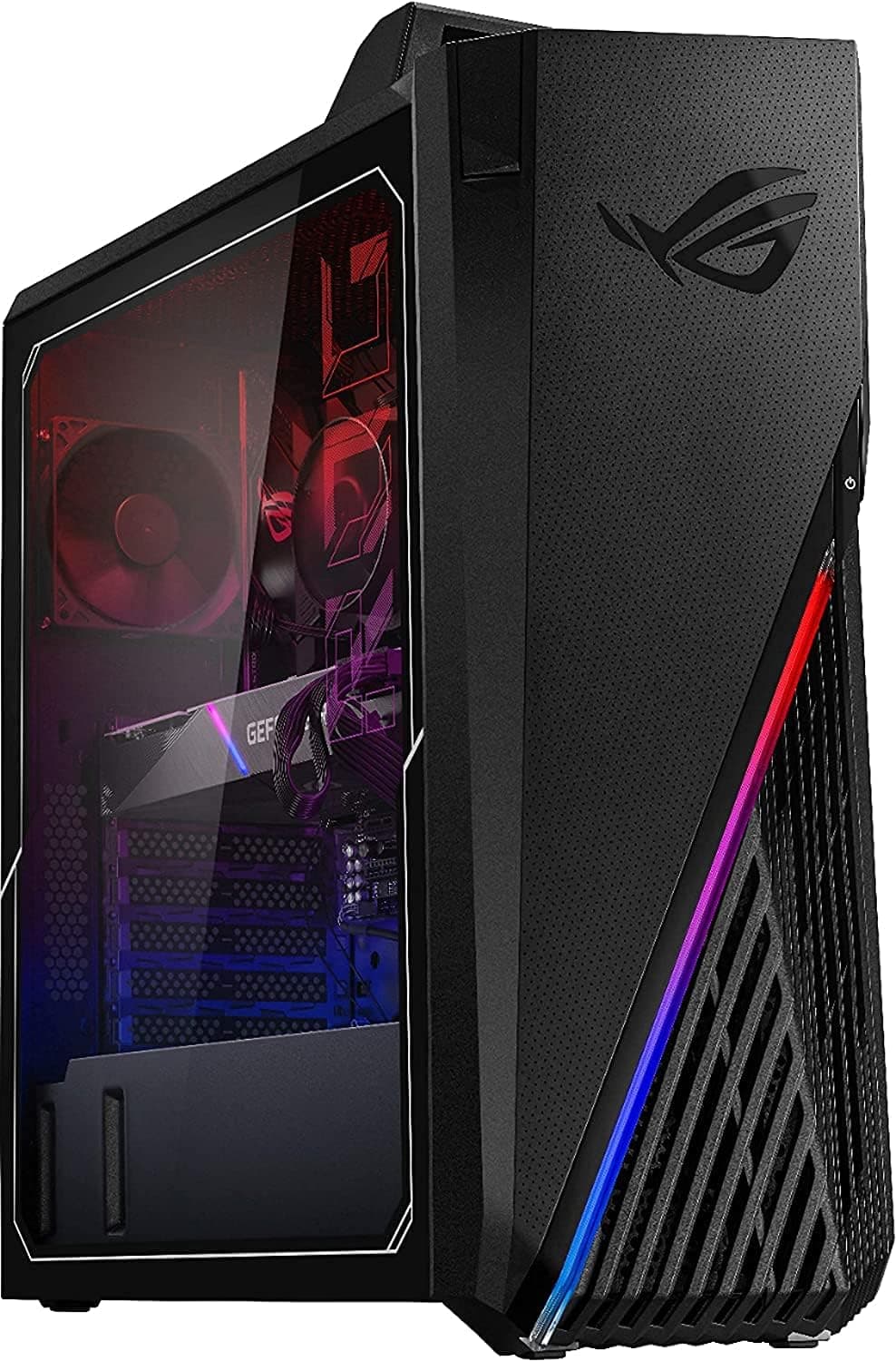 Asus ROG Premium Gaming Desktop | 11th Gen Intel Core i7-11700F | 32GB RAM | 1TBSSD +1TBHDD | NVIDIA GeForce RTX 3070 | Black | Windows 10 | with Mouse Pad Bundle