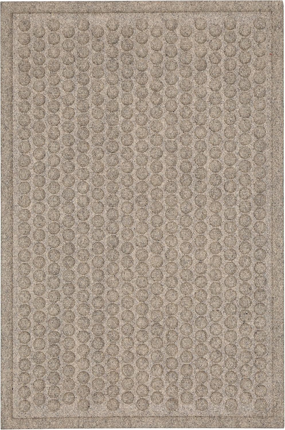 Mohawk Home Home Dots Impressions Chestnut Durable Door Mat, 2 ft x 3 ft, Tan