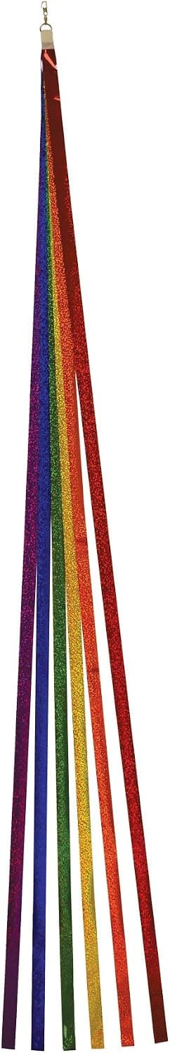 In the Breeze Rainbow Sparkle Tails,0.75" W x 60" H,3126