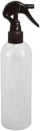 Perfume Studio 16 Oz Pack of Trigger Sprayer Bottles- HDPE 24/410 Neck Size, Fine Mist Sprayers (6 Bottles) (Black Trigger Sprayer)