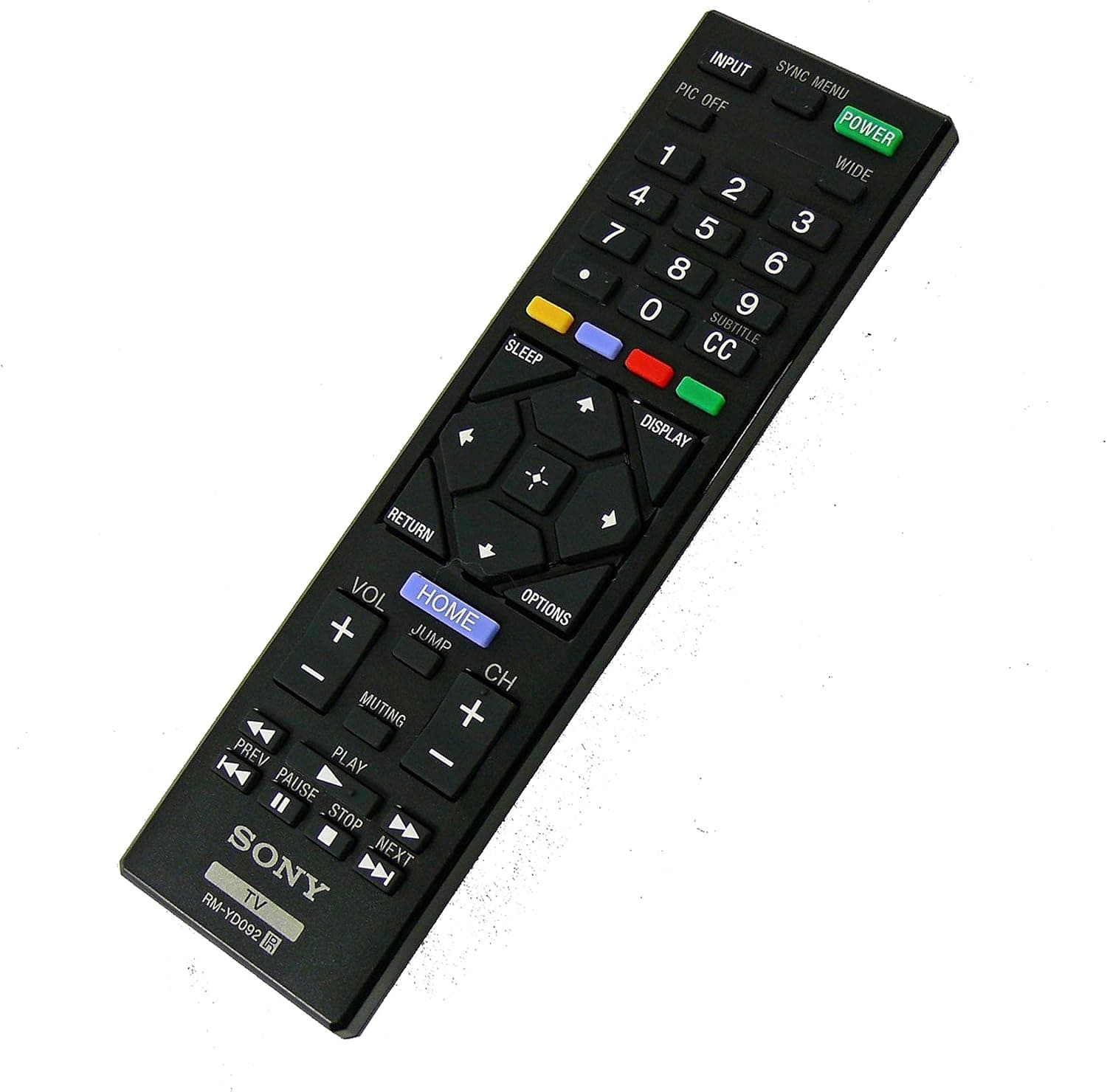 General Replacement Sony OEM Original Part Tv Remote Control Rm-yd092