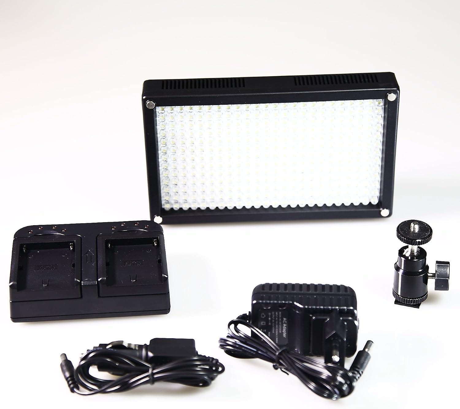 LED 312AS On Camera Bi-Color Dimmable Video Light Panel for Camera and Camcorder Lighting with Magnetic Filter