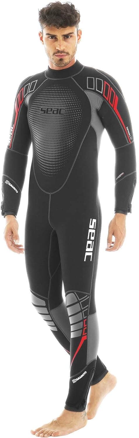 Seac Komoda 7mm High Stretch Yamamoto Neoprene Full Wetsuit Mens Women