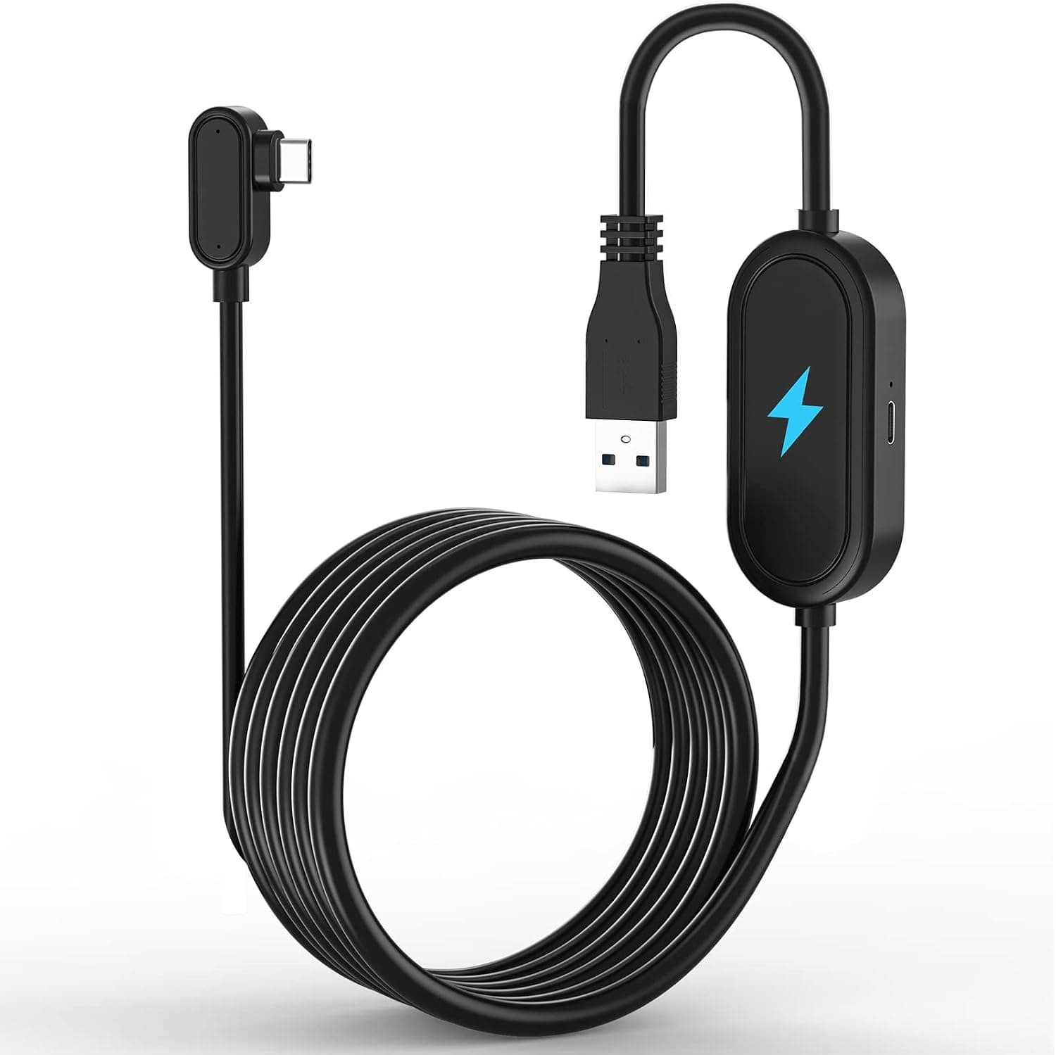 ToyBag 16Ft Link and Charging Cable Compatible with Oculus Quest 2/Meta Quest 2，Simultaneous High Speed Data Transfer and Charging，USB-C to USB-A 3.0 Cable for Oculus Quest 2 Accessories.
