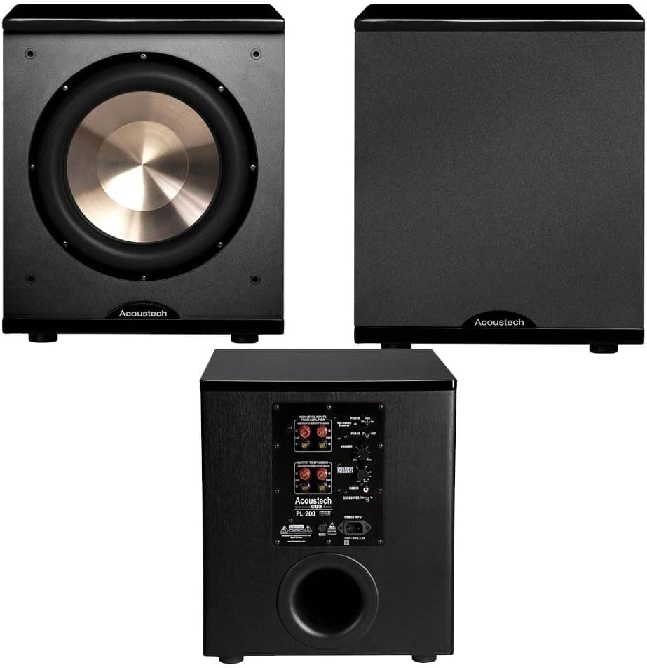 BIC Acoustech PL-200 Subwoofer (Black)