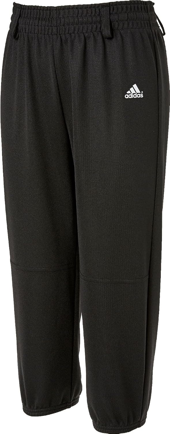 adidas Youth Triple Stripe Pull-Up Pants, (Black, XL)