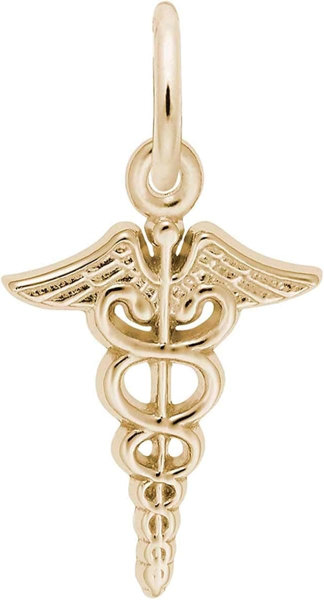 Rembrandt Charms Caduceus Charm