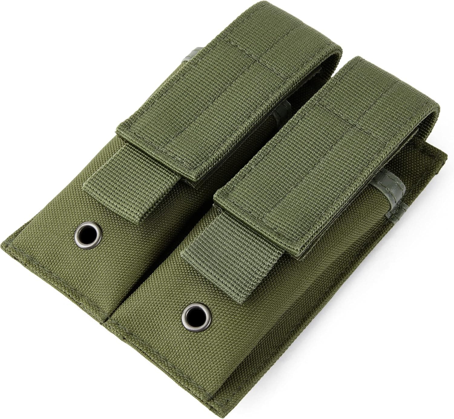 PEXBEE Molle Double Pistol Mag Pouch Mag Tool Organizer Holder Tactical Pistol Magazine Pouch