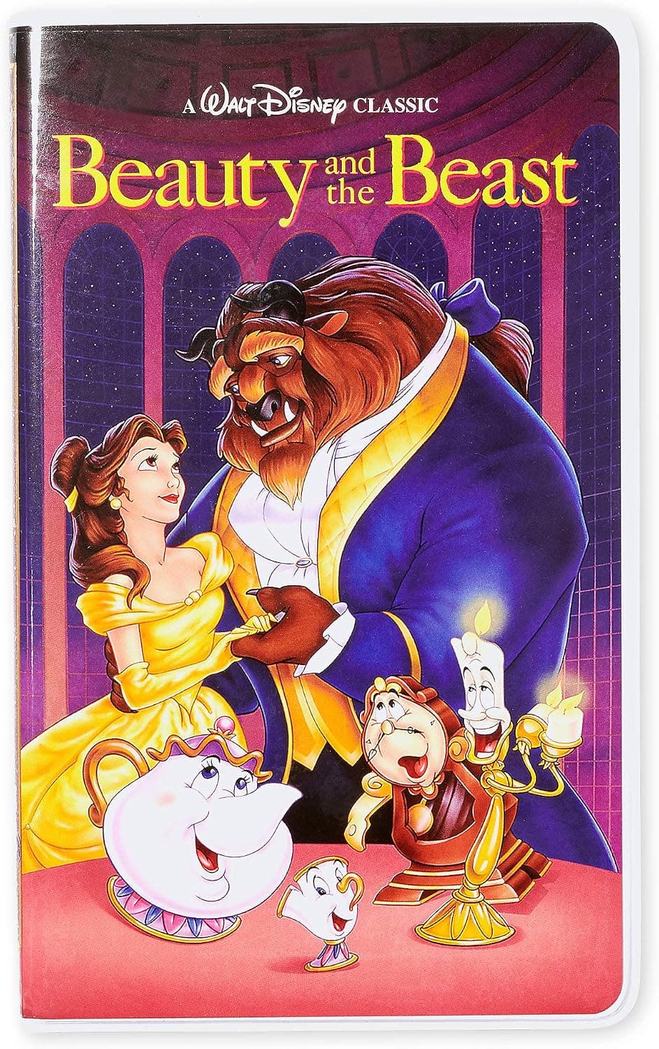Disney Beauty and The Beast ''VHS Case'' Journal