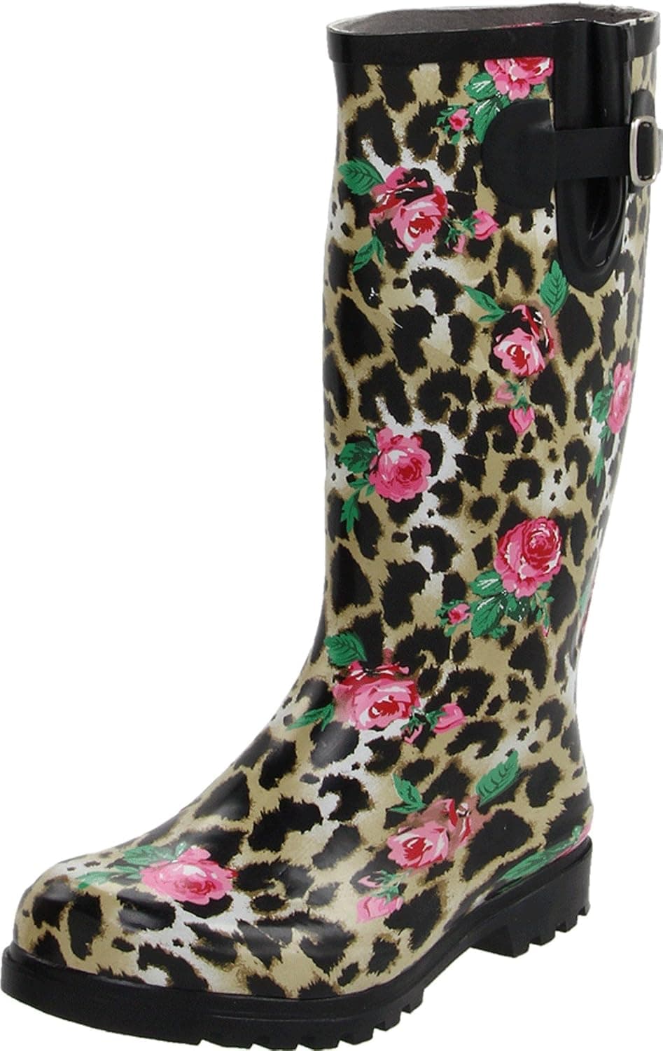 Nomad Women's Puddles, Rose Leopard, 6 M US