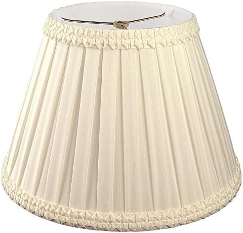 Royal Designs Pleated Square with Top Gallery Designer Lamp Shade, Beige, 8 x 14 x 10.5