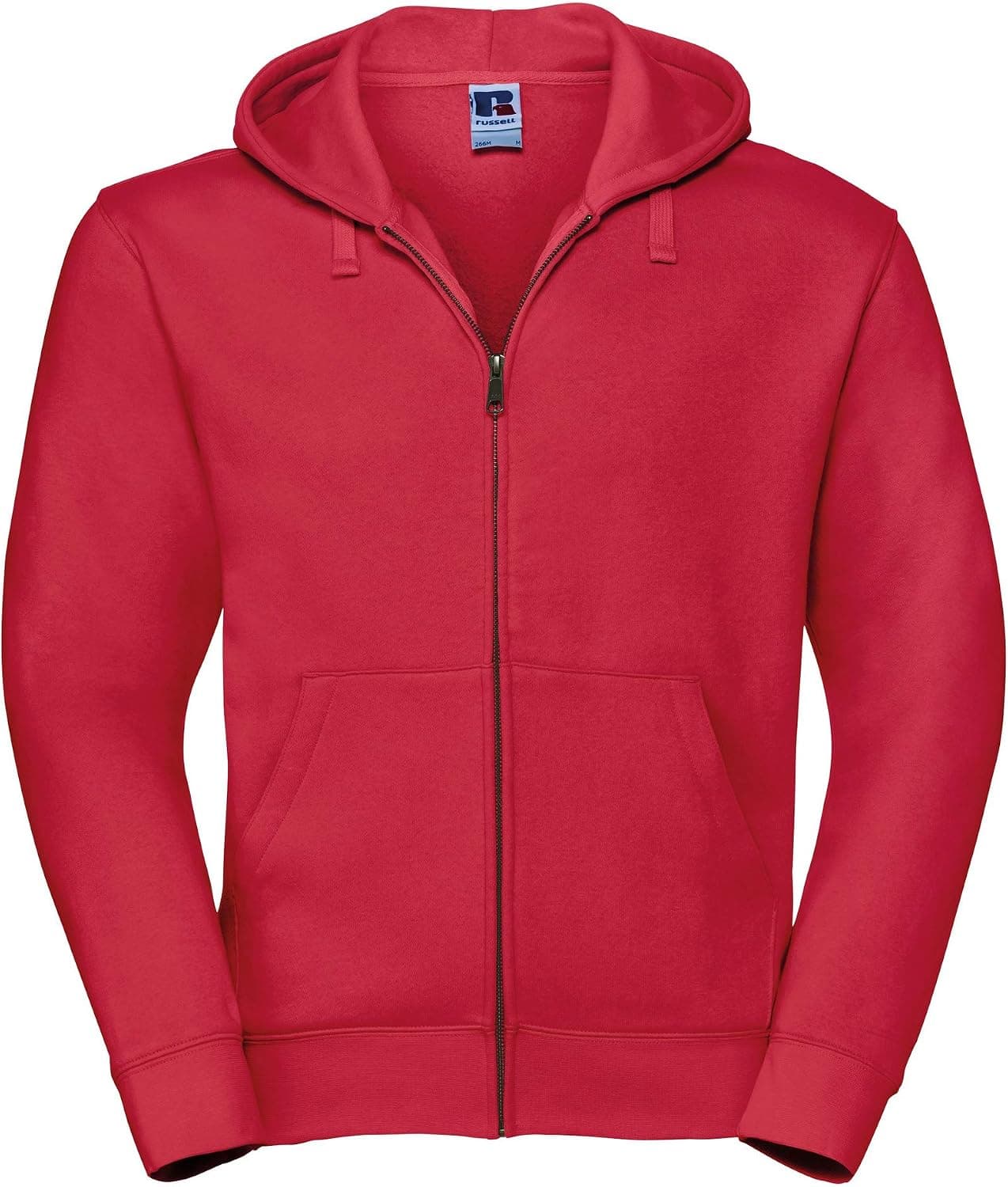 Russell Mens Authentic Full Zip Hooded Sweatshirt/Hoodie