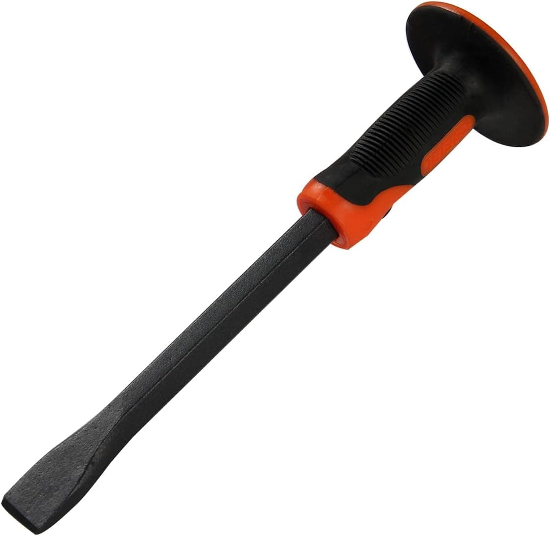 KSEIBI 283570 Cold Chisels (Flat Shank) with Soft Grip Handle 12 Inch length