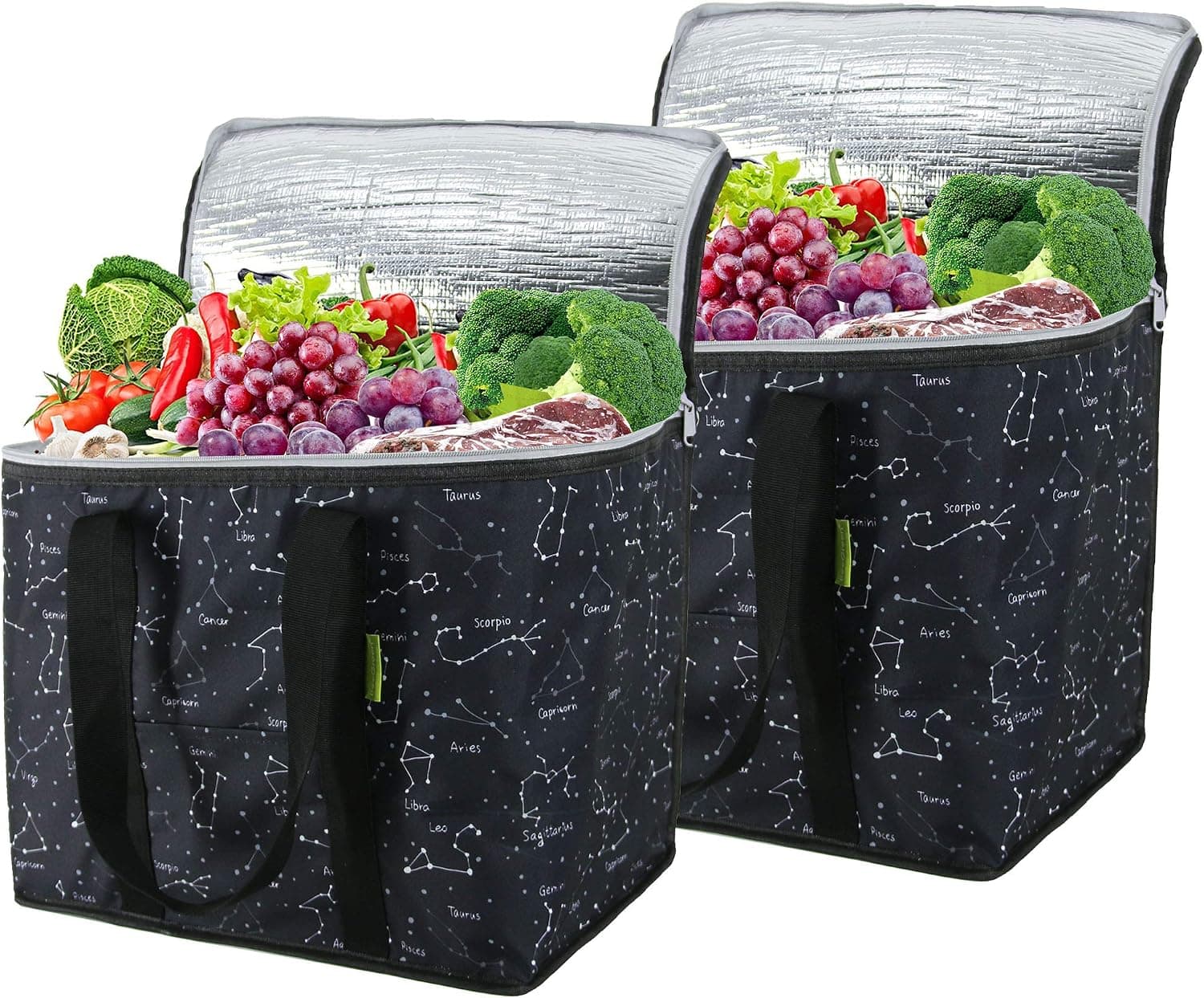 Insulated Grocery Bags Cooler Tote